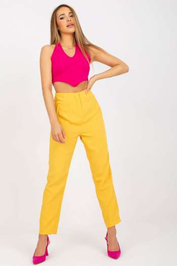  Pantaloni de damă model 168066 Xsapienza  galben
