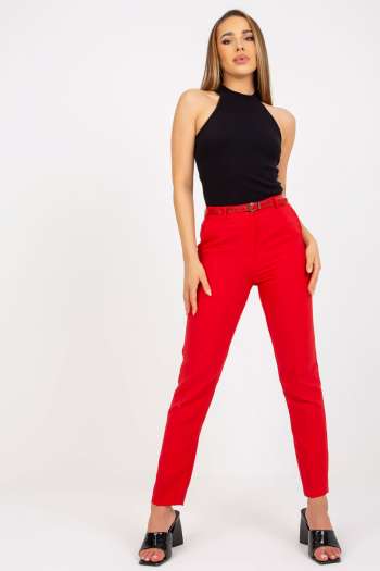 Pantaloni de damă model 168068 Xsapienza  roşu