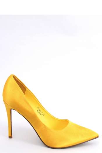 Pantofi cu toc subţire (stiletto) model 174105 Inello  galben
