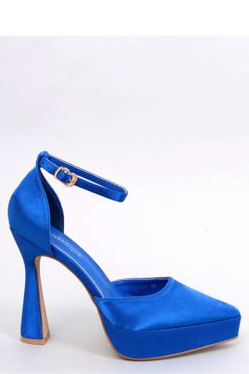  Pantofi cu toc şi platformă model 178750 Inello  albastru