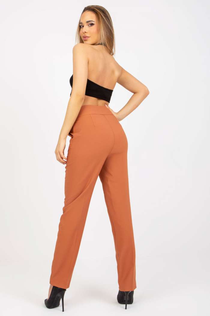  Pantaloni lungi model 179914 Xsapienza  portocaliu
